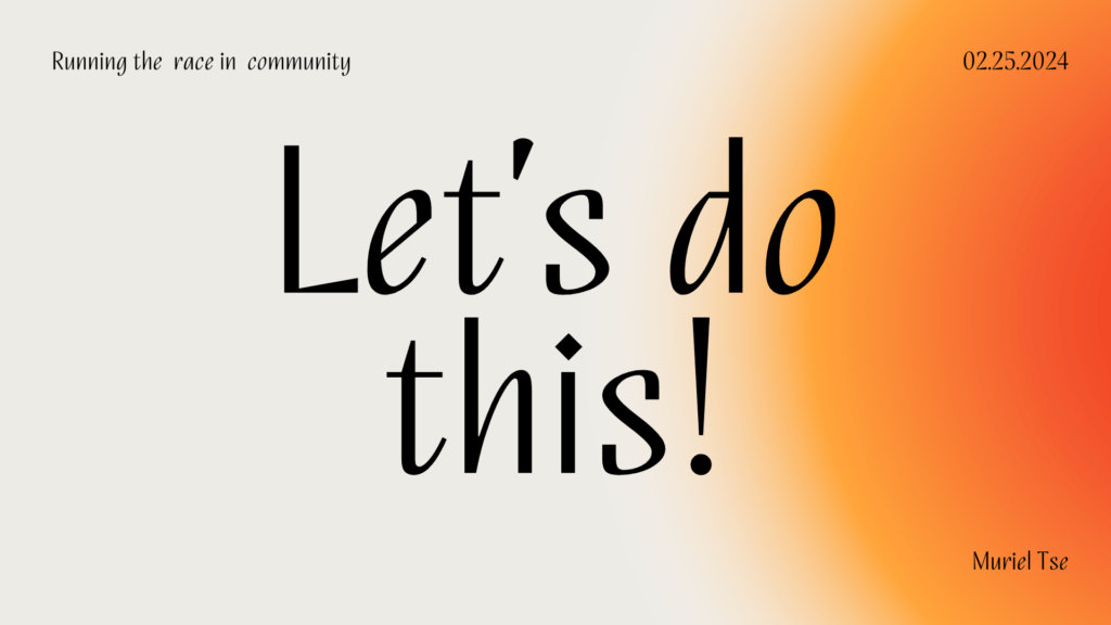 Running in Community