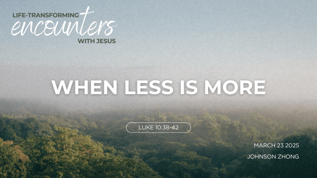 When Less Is More