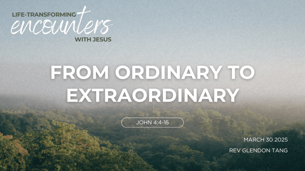 From Ordinary to Extraordinary