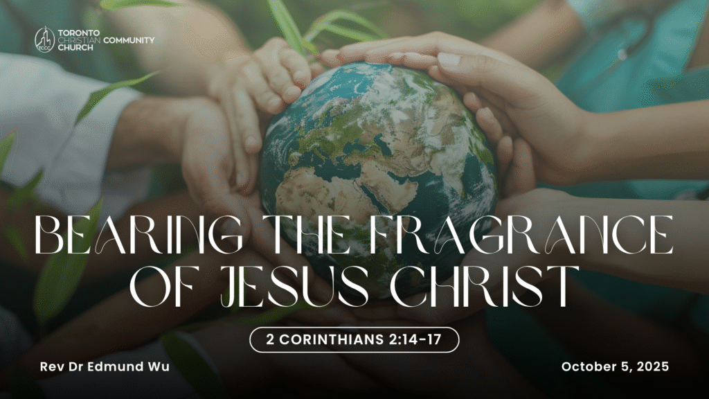 Bearing the Fragrance of Jesus Christ