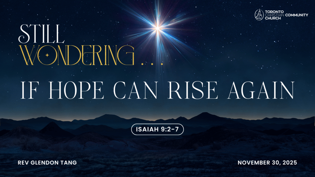 If Hope Can Rise Again